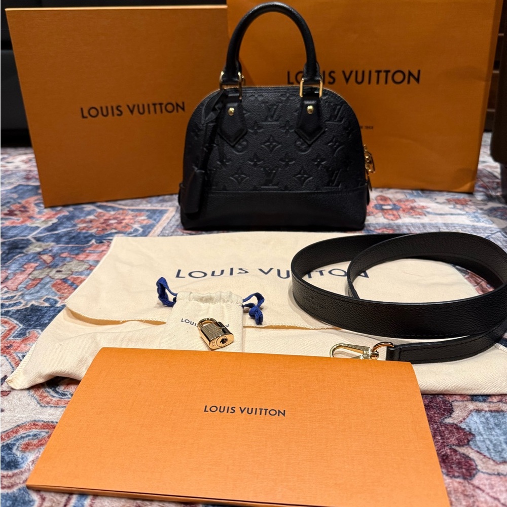 Louis Vuitton Alma BB in Empriente Leather